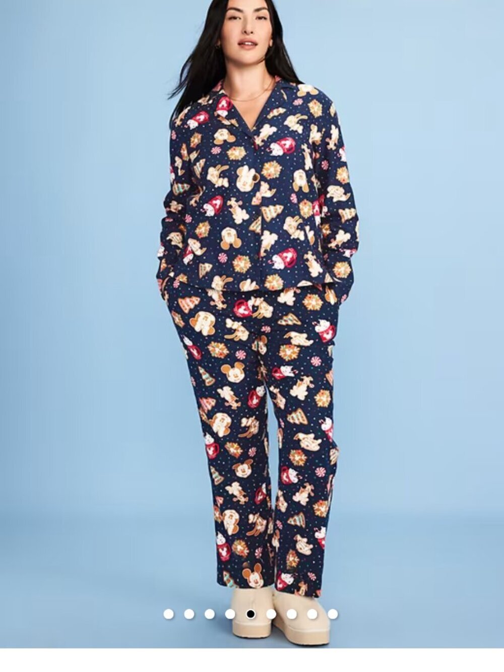 Old Navy x Disney Cookie Party Pajama Set Size Large NWT